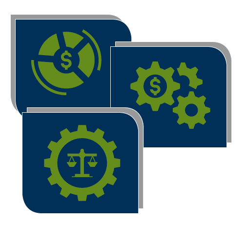 Blue, gray, and green graphic representing the bullet points, David Holperin, Stifel, Rhinelander, Wisconsin, Financial Advisor, Financial Services, Wealth Management